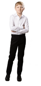 T.O. Urban Black Stretch Pants Slim